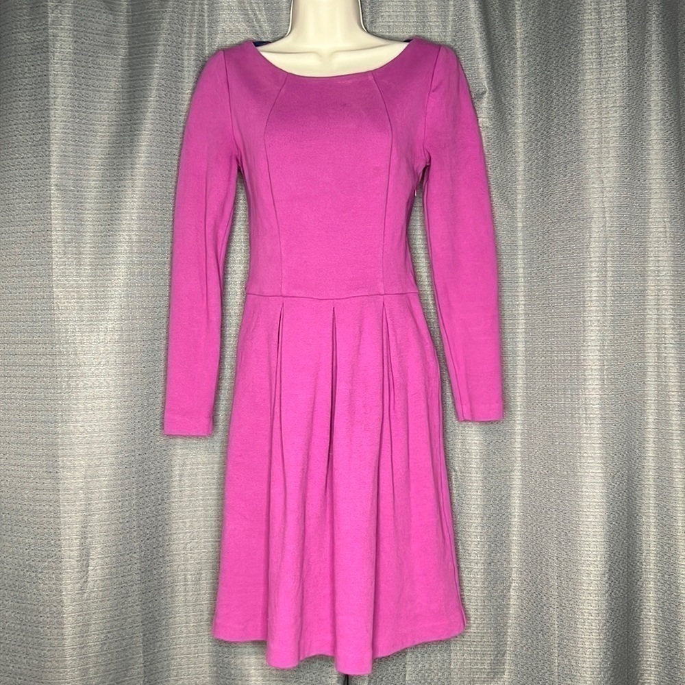 Boden Lindsey Ponte Purple Dress Size 4